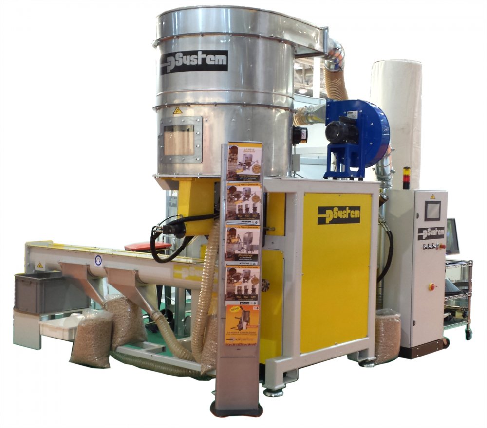 Pelletpresse P300-7 L 22 Kw  P System - Pelletpressen - Automatisierte  Systeme für die Pellets-Produktion und Holztrocknung